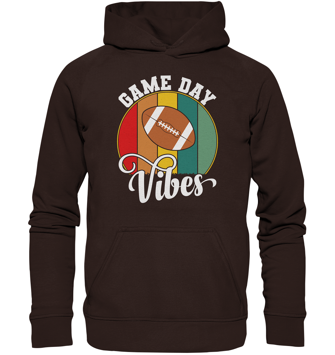 Game Day Vibes White - Basic Unisex Hoodie