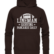 Lineman Serving Pancakes - Basic Unisex Hoodie
