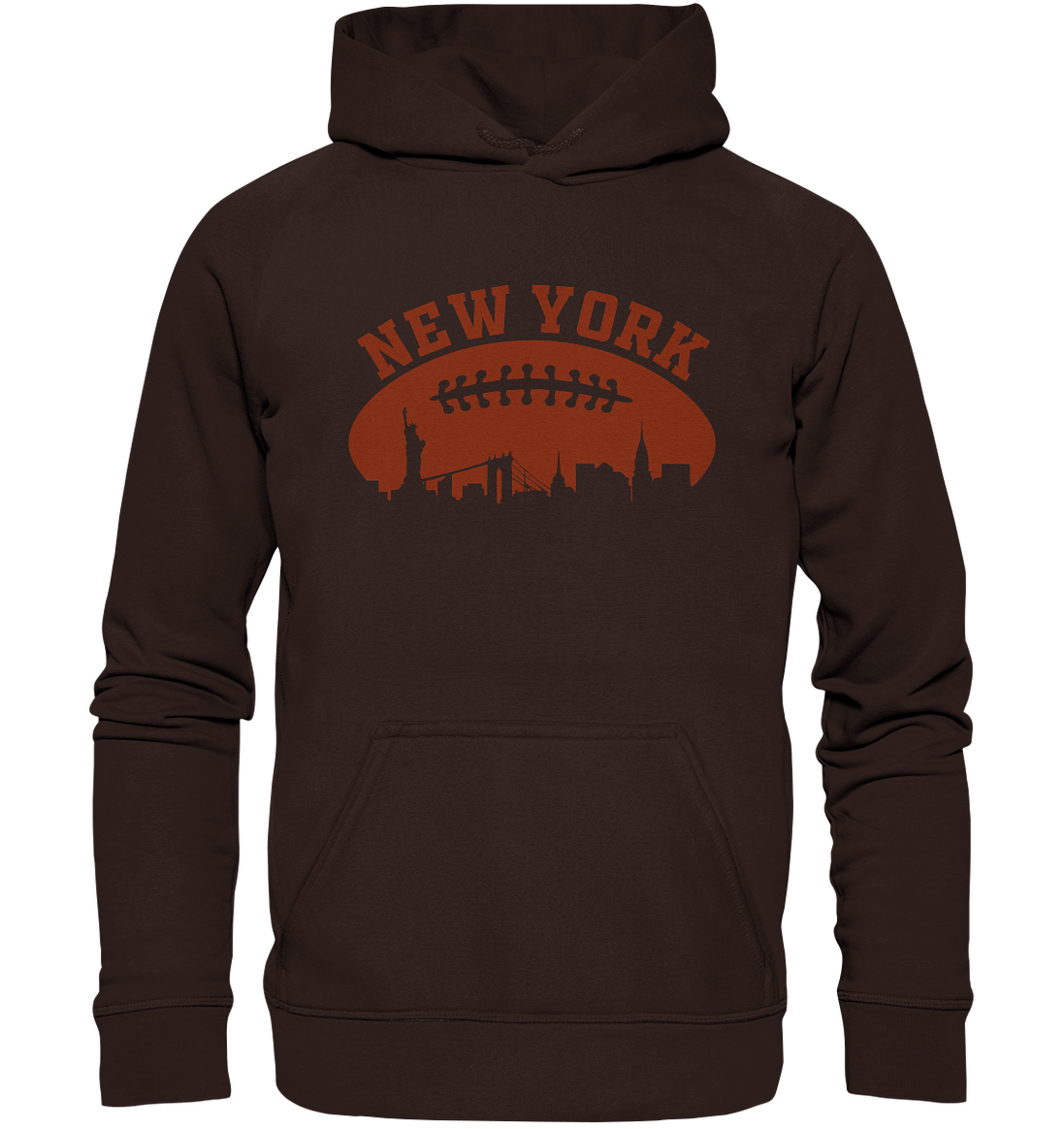 New York Football Silhoutte  - Basic Unisex Hoodie