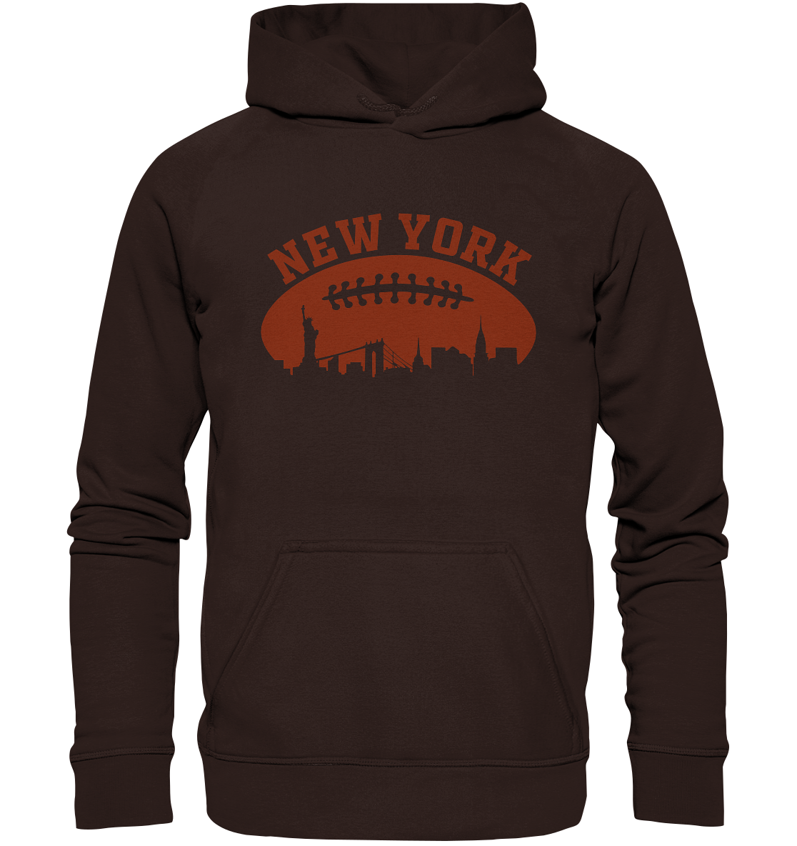 New York Football Silhoutte  - Basic Unisex Hoodie