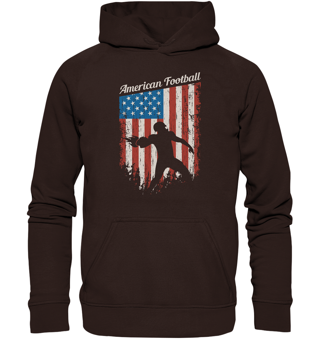 American Football Banner - Basic Unisex Hoodie