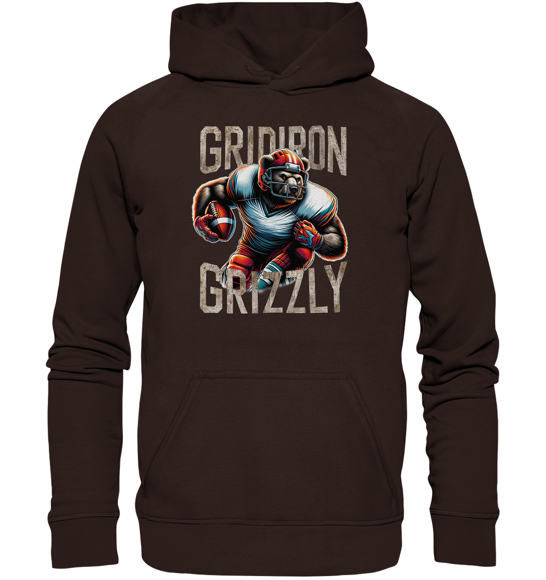 Gridiron Grizzly - Basic Unisex Hoodie