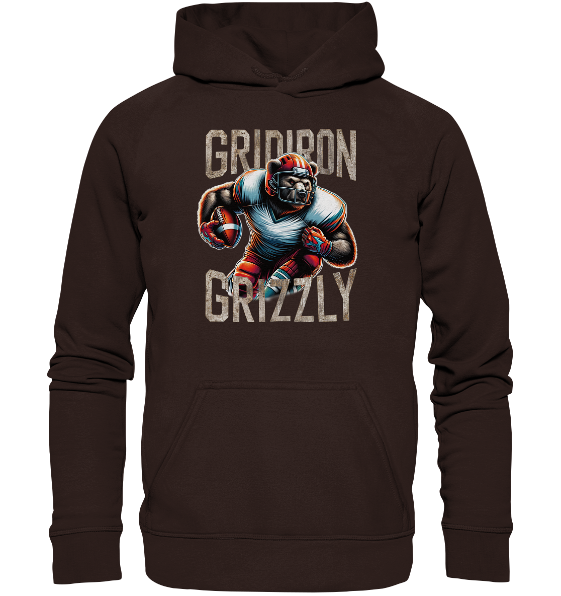 Gridiron Grizzly - Basic Unisex Hoodie