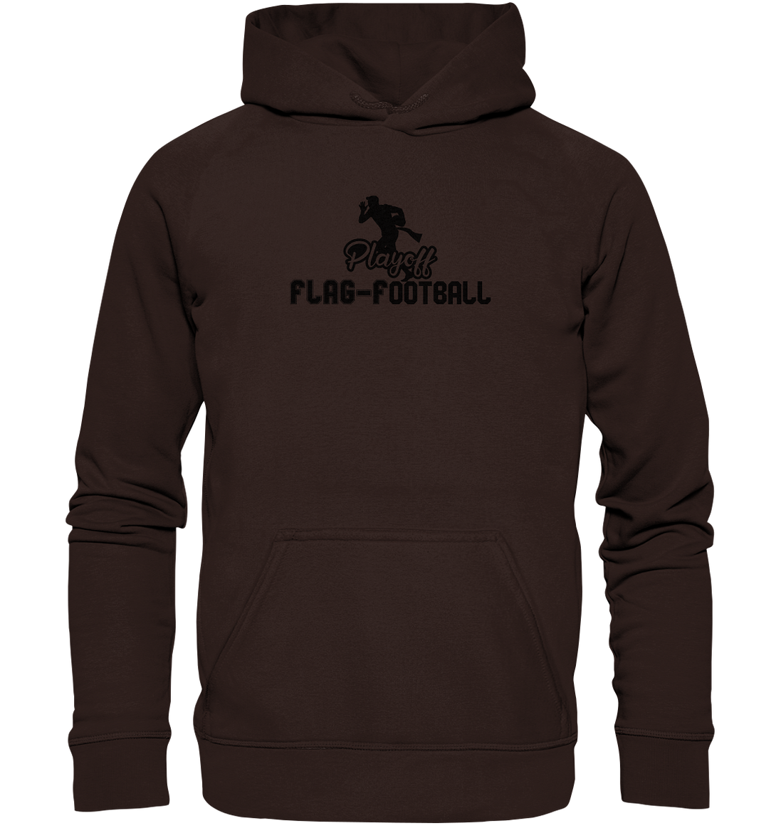 Playoff Flag Football  Men black - Basic Unisex Hoodie