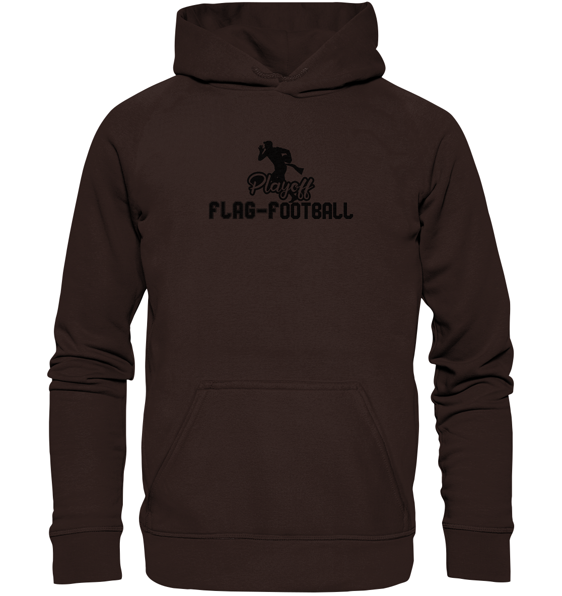Playoff Flag Football  Men black - Basic Unisex Hoodie