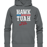 Hawk Tuah White - Basic Unisex Hoodie