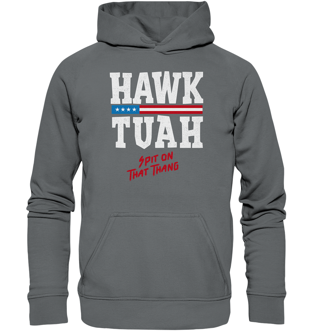 Hawk Tuah White - Basic Unisex Hoodie