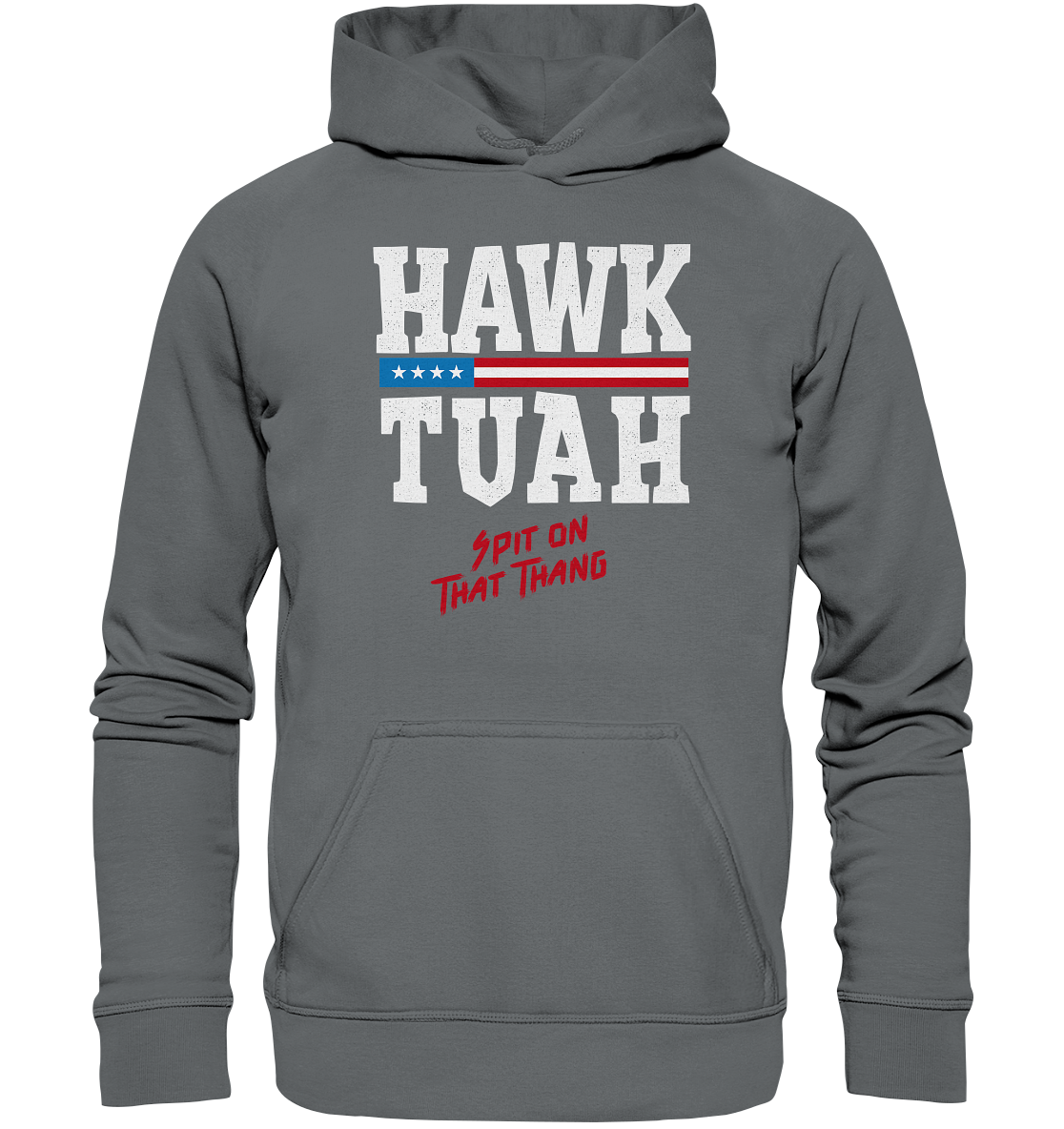 Hawk Tuah White - Basic Unisex Hoodie