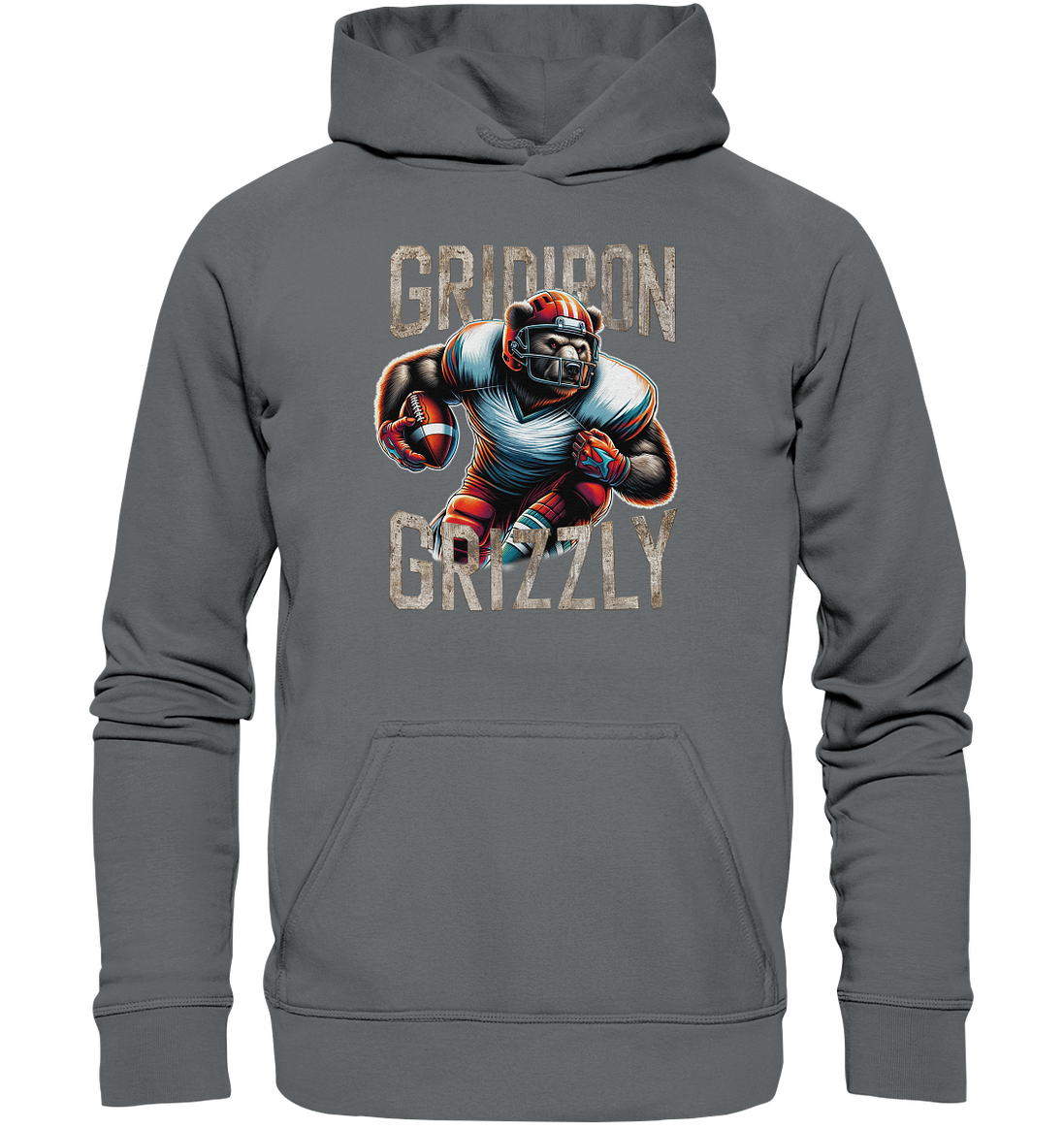 Gridiron Grizzly - Basic Unisex Hoodie