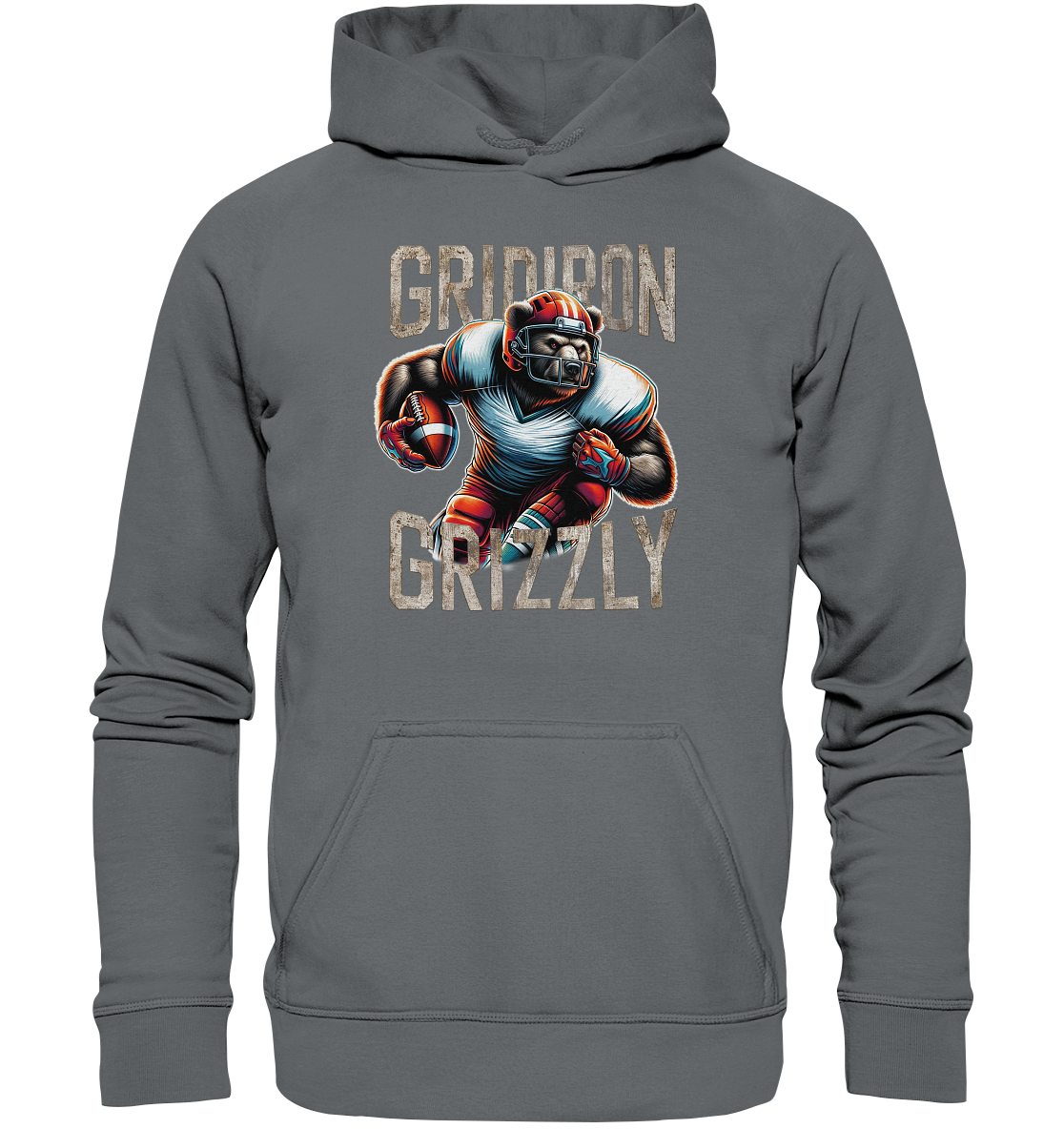 Gridiron Grizzly - Basic Unisex Hoodie