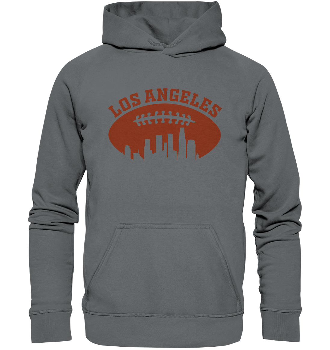 Los Angeles Football Silhouette - Basic Unisex Hoodie