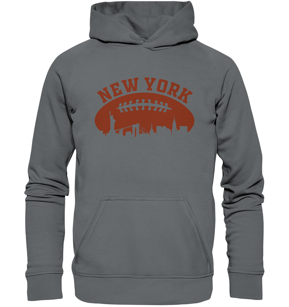 New York Football Silhoutte  - Basic Unisex Hoodie