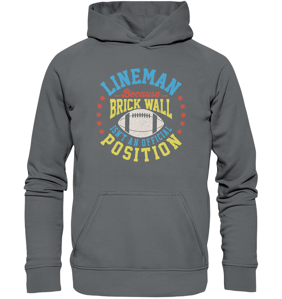 Lineman Brick Wall - Basic Unisex Hoodie