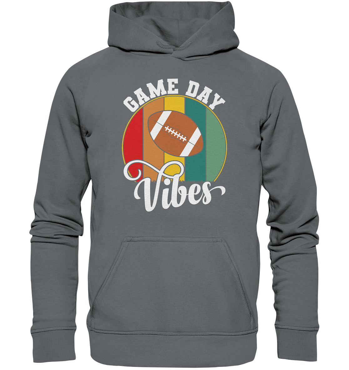 Game Day Vibes White - Basic Unisex Hoodie