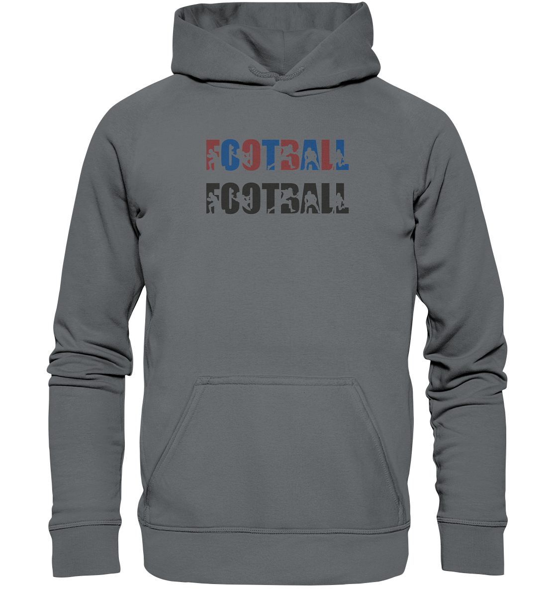 Football Silhouette - Basic Unisex Hoodie