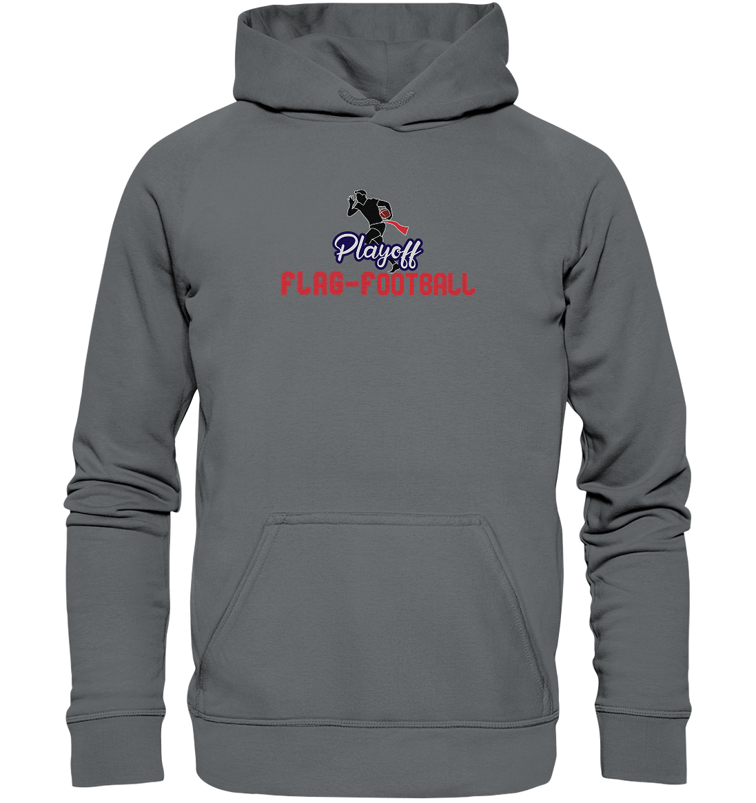 Playoff Flag Football  Men red - Basic Unisex Hoodie