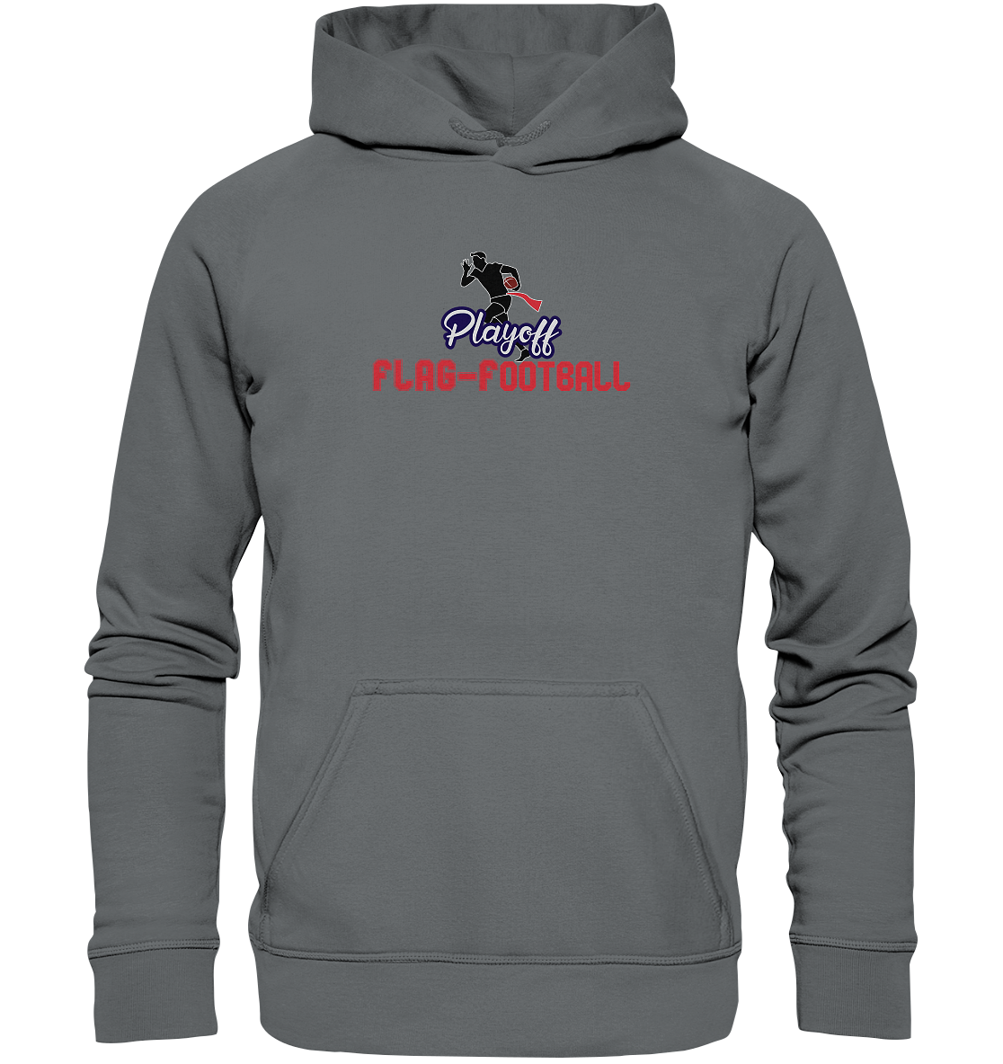 Playoff Flag Football  Men red - Basic Unisex Hoodie