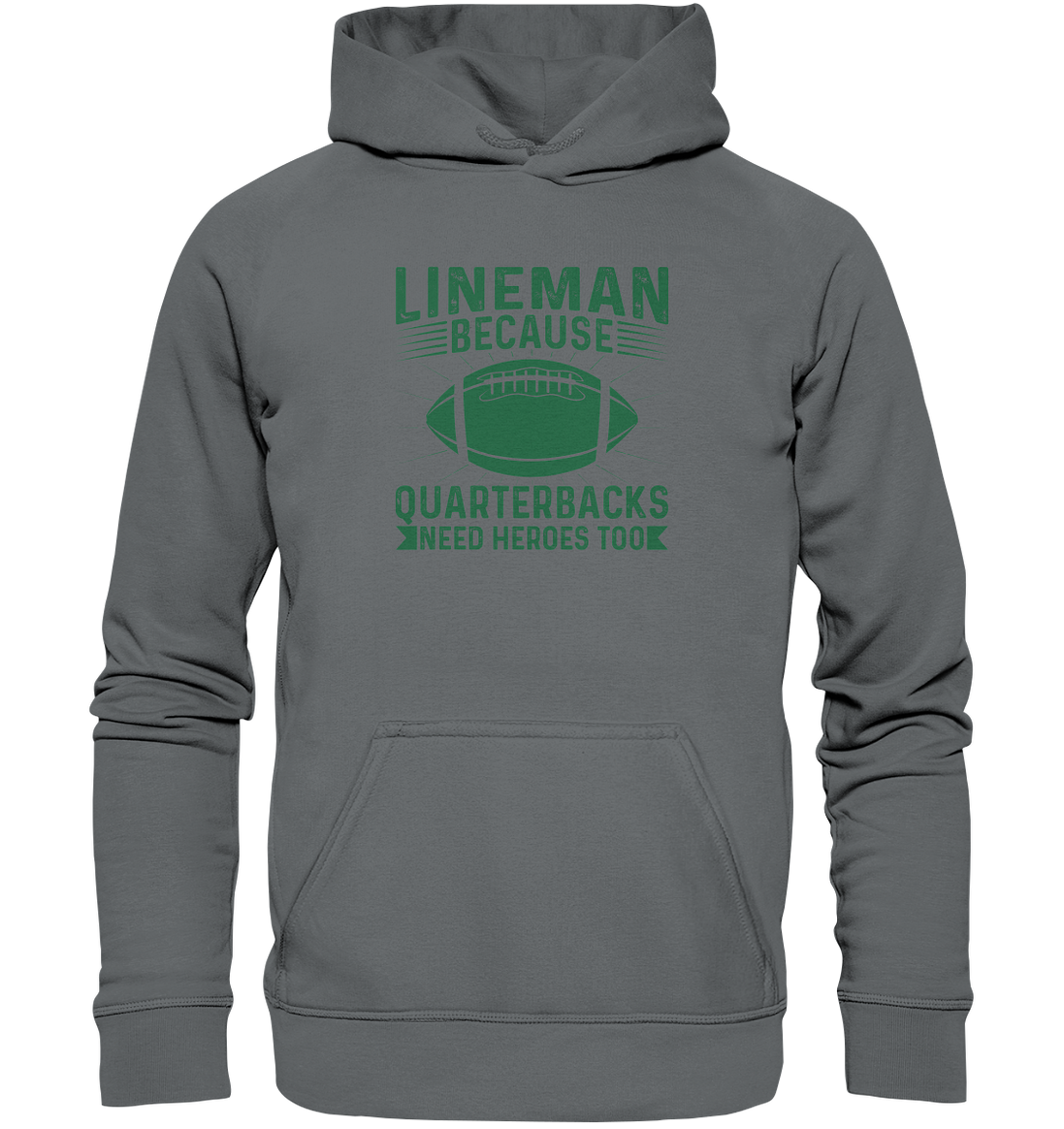 Lineman Heroes Green - Basic Unisex Hoodie