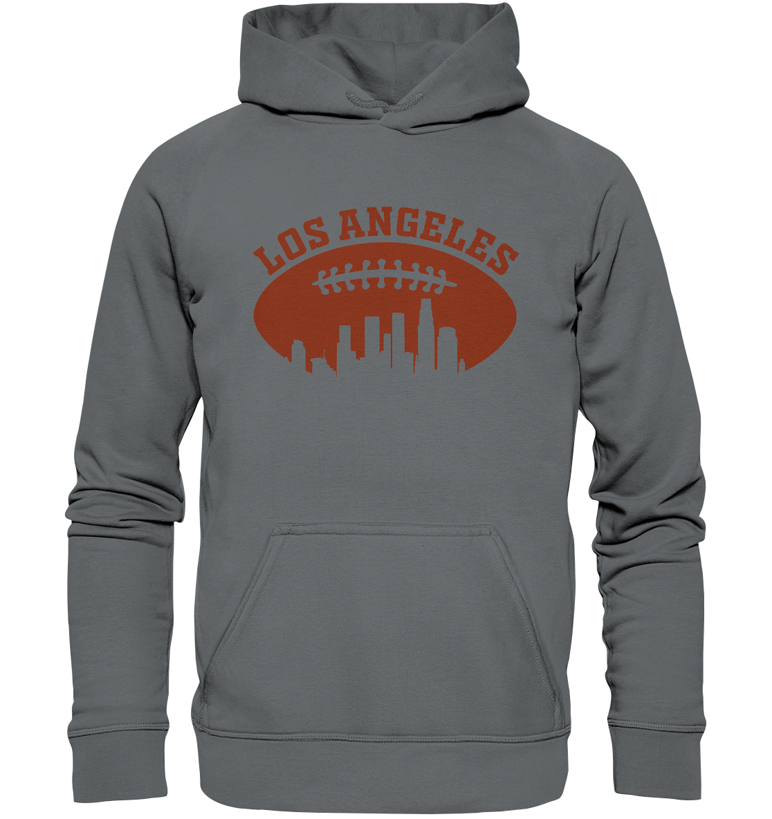 Los Angeles Football Silhouette - Basic Unisex Hoodie