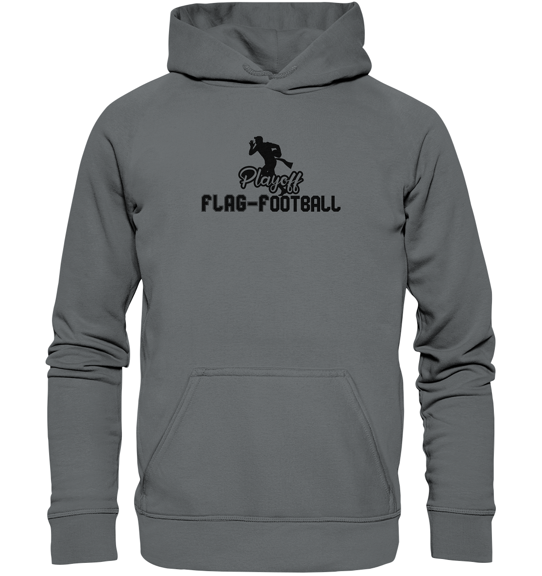Playoff Flag Football  Men black - Basic Unisex Hoodie