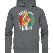 Game Day Vibes White - Basic Unisex Hoodie