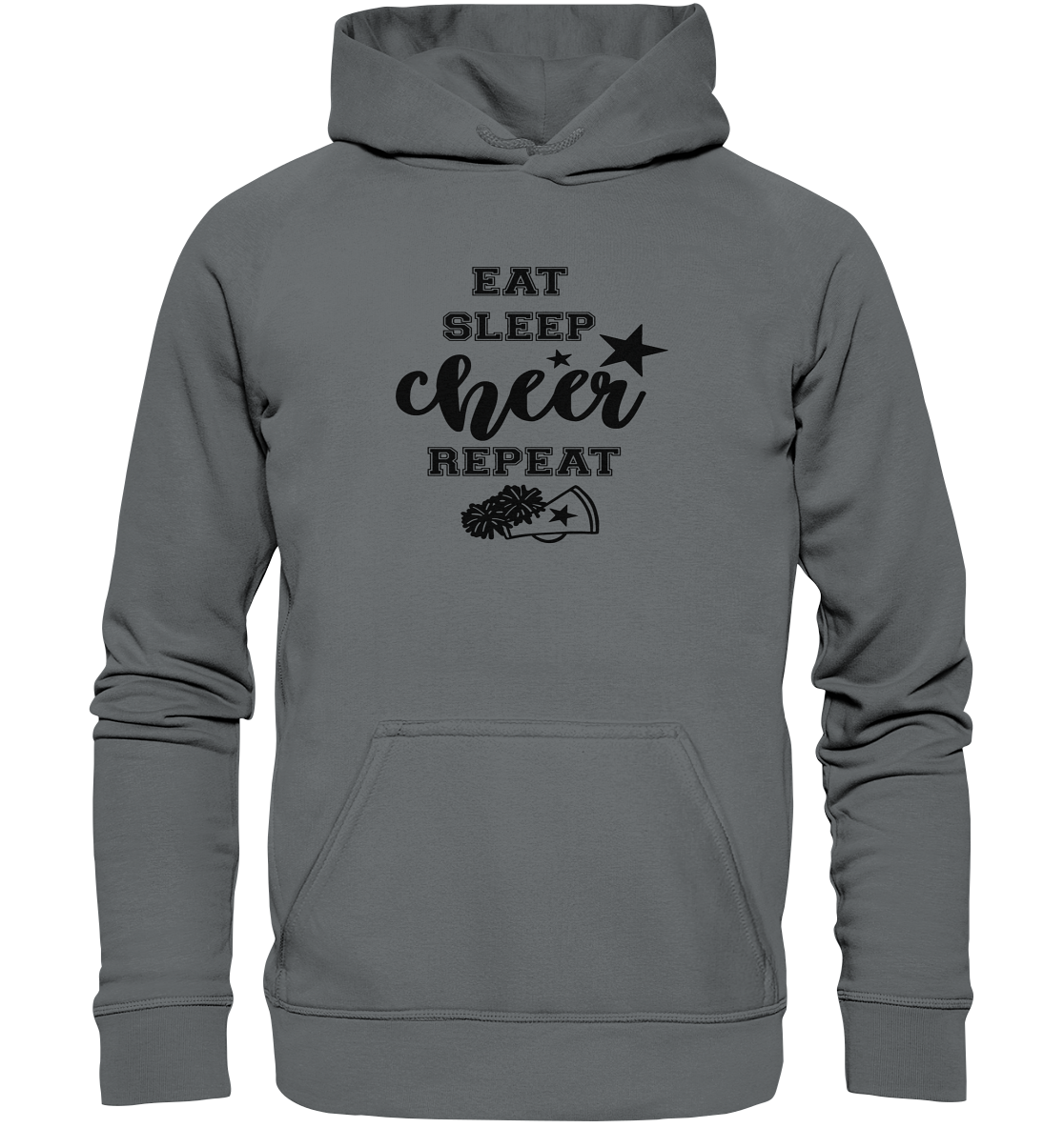 Eat Sleep Cheer Repeat - Basic Unisex Hoodie