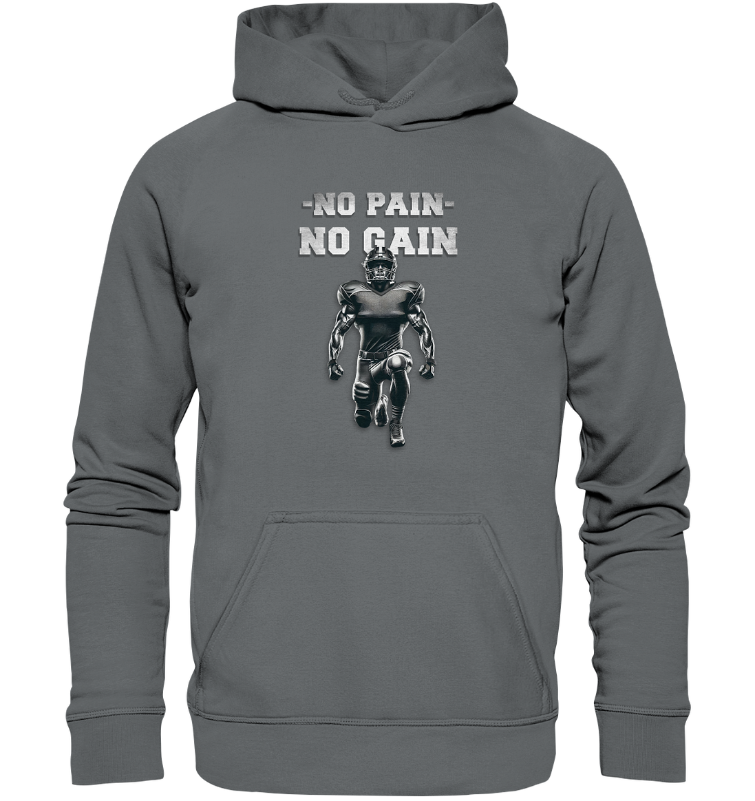 No Pain No Gain Metal - Basic Unisex Hoodie