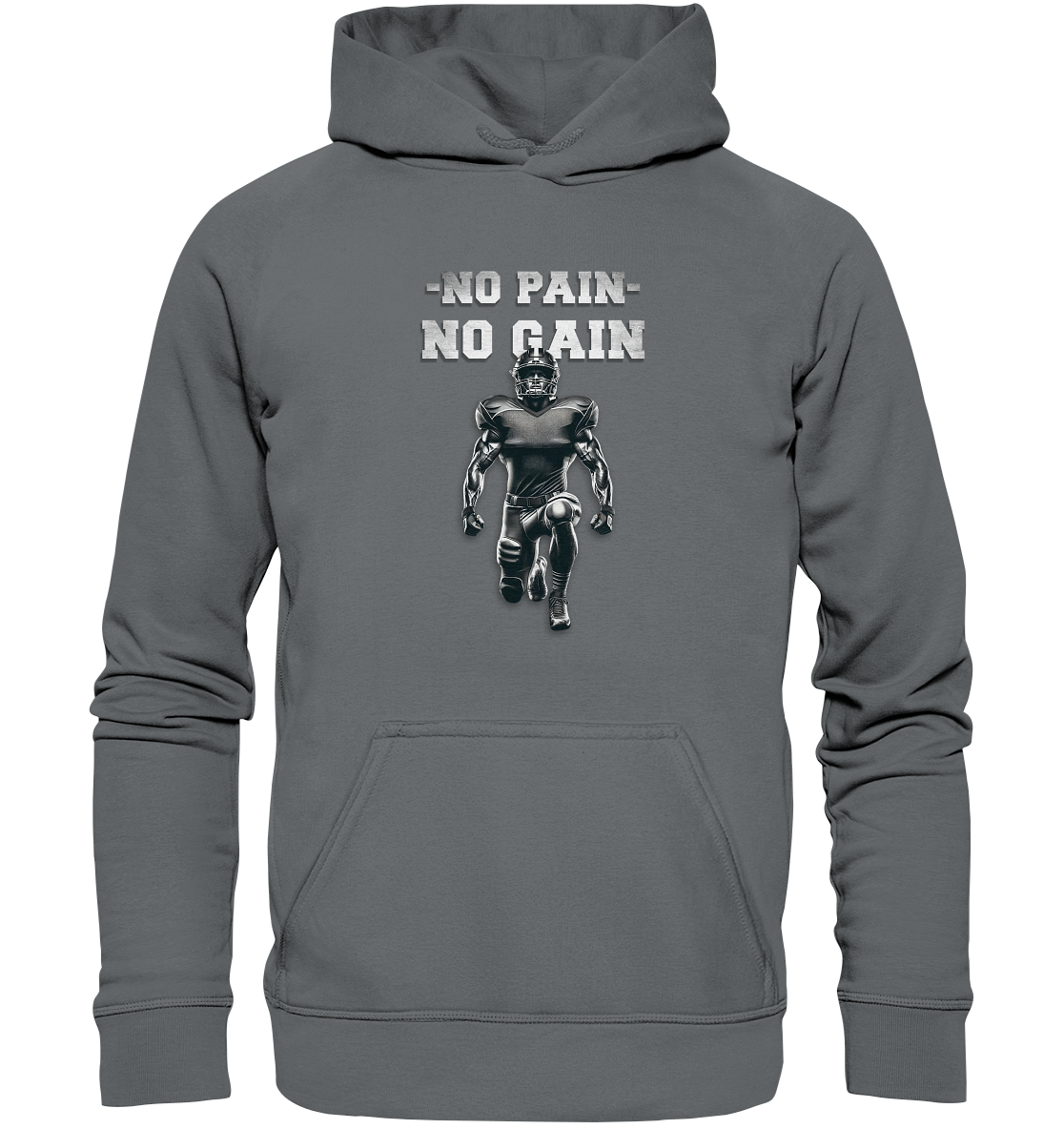 No Pain No Gain Metal - Basic Unisex Hoodie