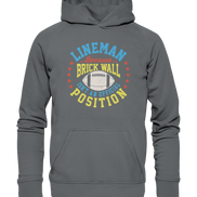 Lineman Brick Wall - Basic Unisex Hoodie
