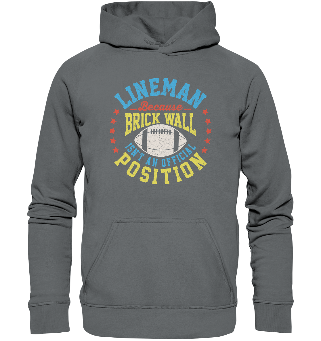 Lineman Brick Wall - Basic Unisex Hoodie