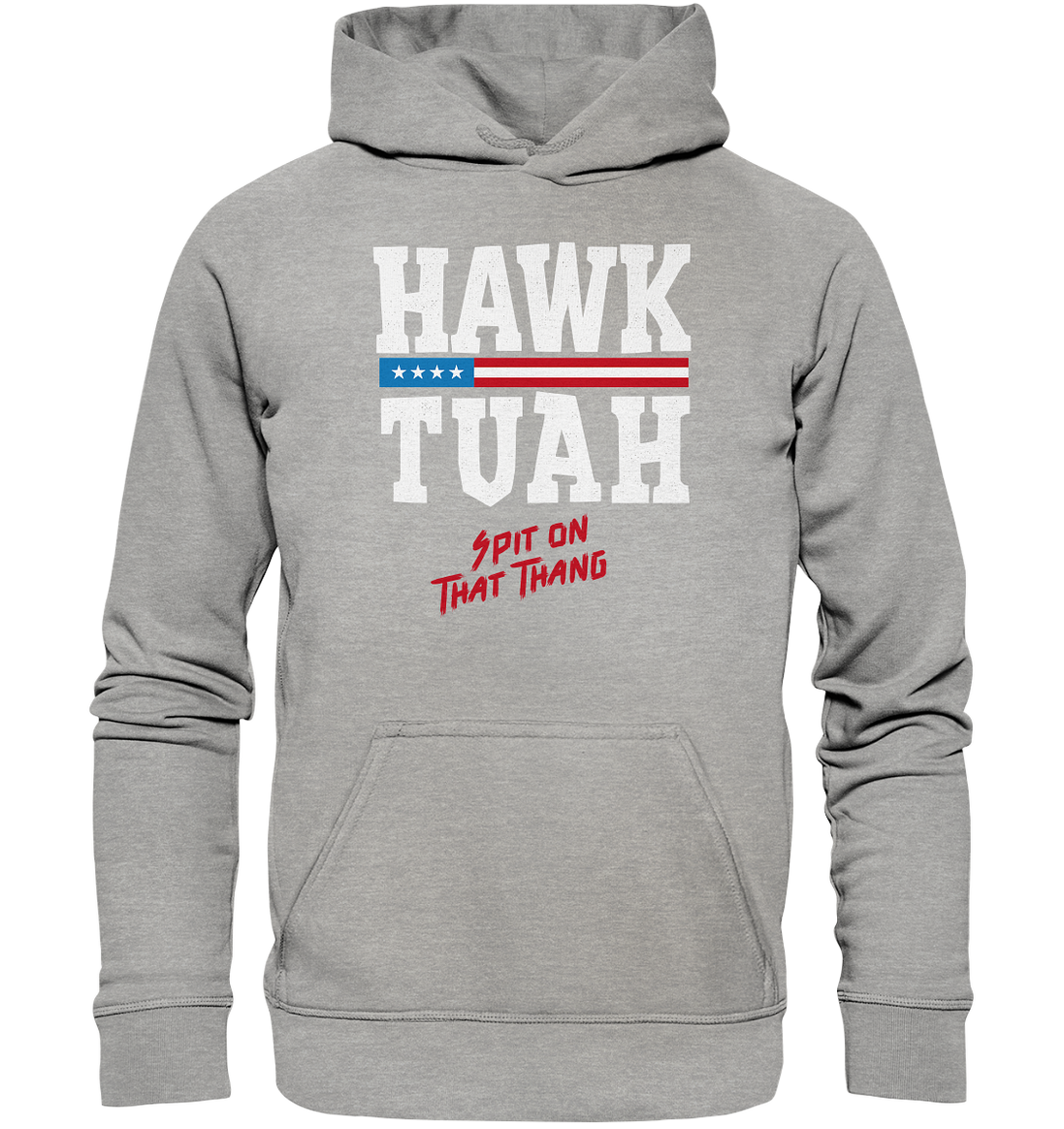 Hawk Tuah White - Basic Unisex Hoodie