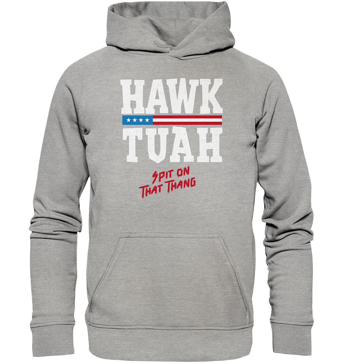 Hawk Tuah White - Basic Unisex Hoodie