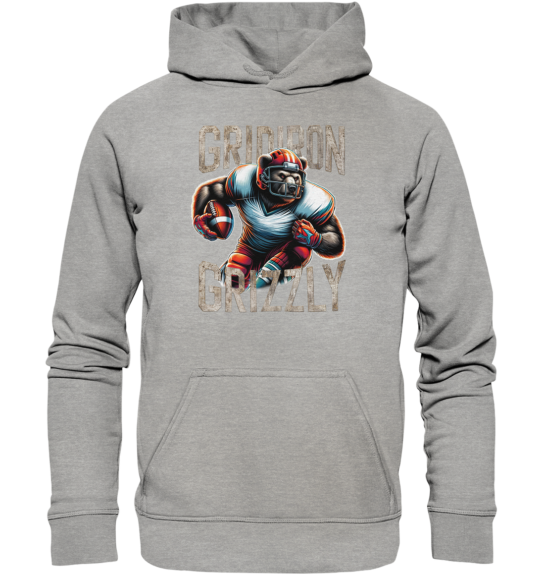 Gridiron Grizzly - Basic Unisex Hoodie
