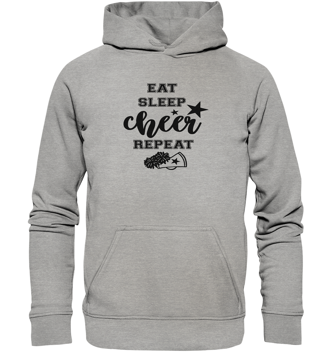 Eat Sleep Cheer Repeat - Basic Unisex Hoodie