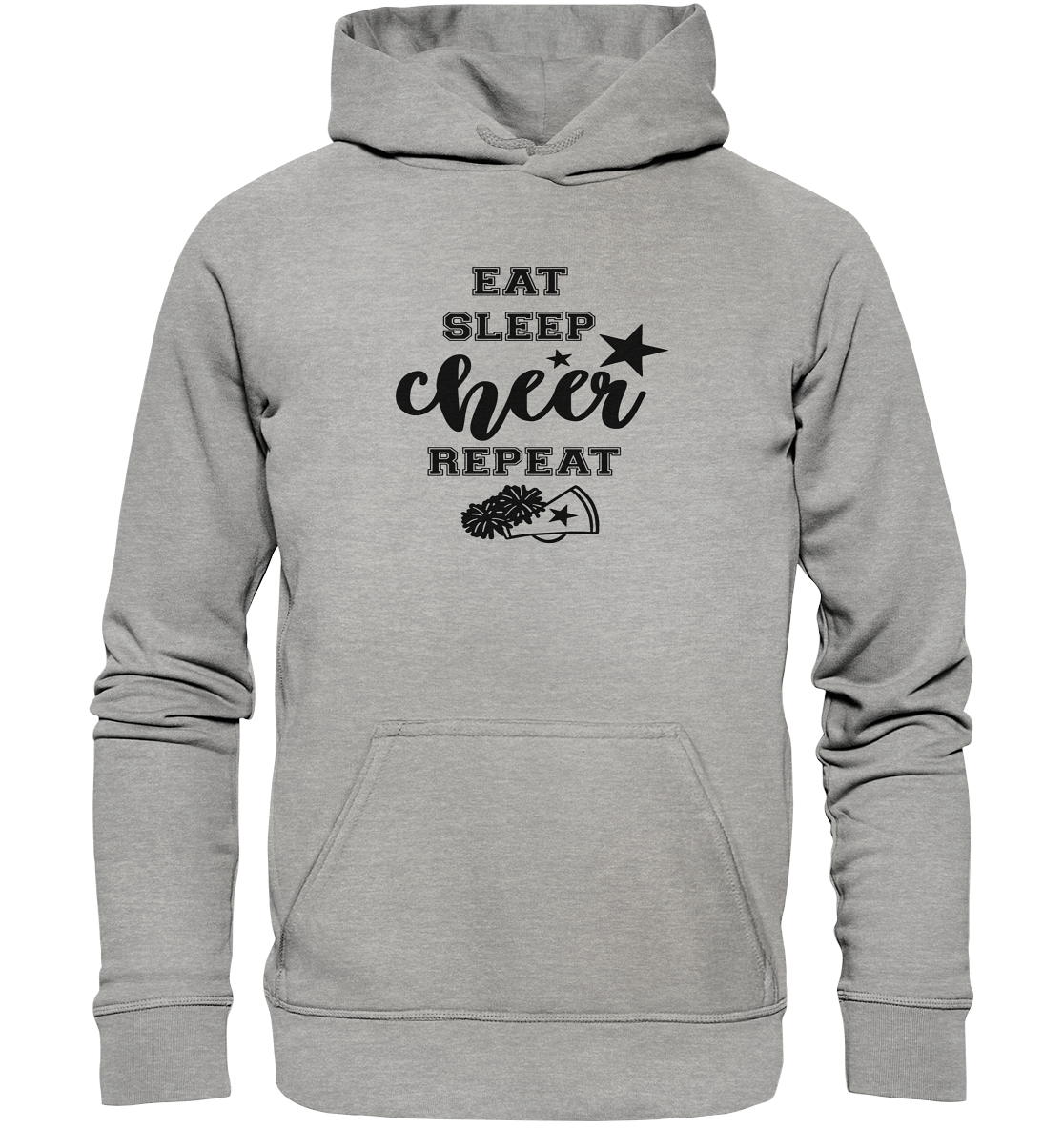 Eat Sleep Cheer Repeat - Basic Unisex Hoodie