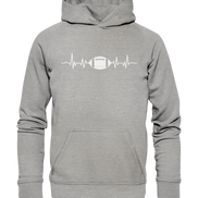 Football Heartbeat - Basic Unisex Hoodie
