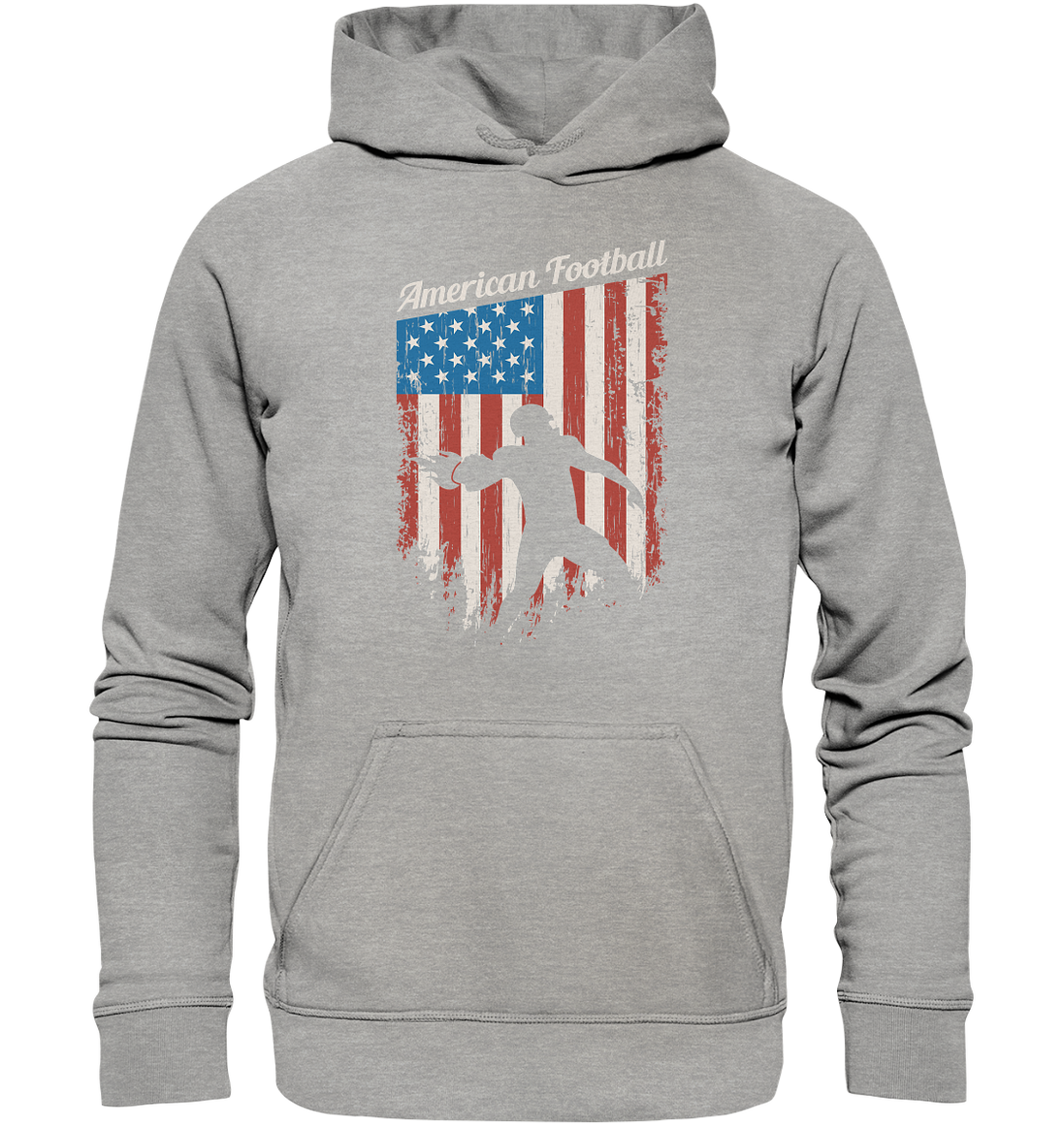 American Football Banner - Basic Unisex Hoodie