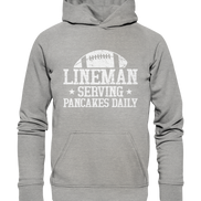 Lineman Serving Pancakes - Basic Unisex Hoodie