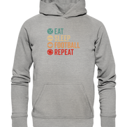Eat Sleep Football Repeat - Basic Unisex Hoodie