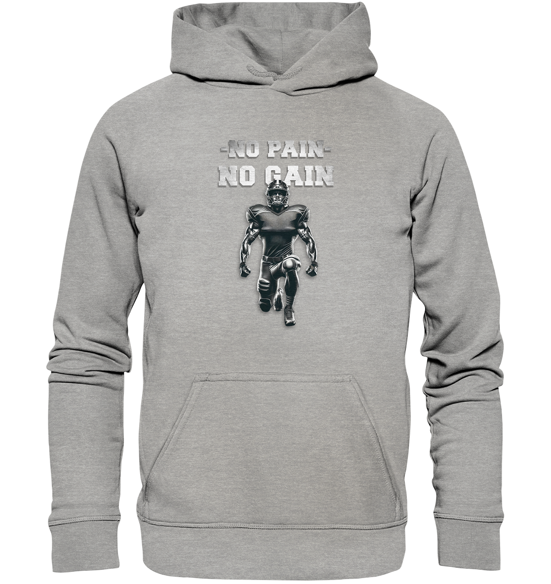 No Pain No Gain Metal - Basic Unisex Hoodie