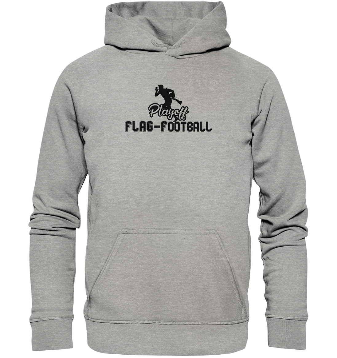 Playoff Flag Football  Men black - Basic Unisex Hoodie