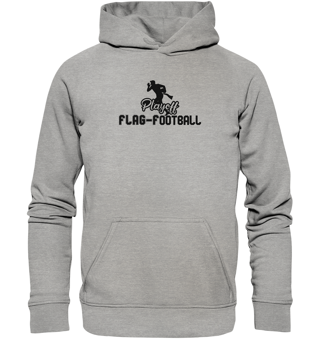 Playoff Flag Football  Men black - Basic Unisex Hoodie