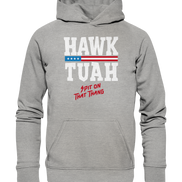 Hawk Tuah White - Basic Unisex Hoodie