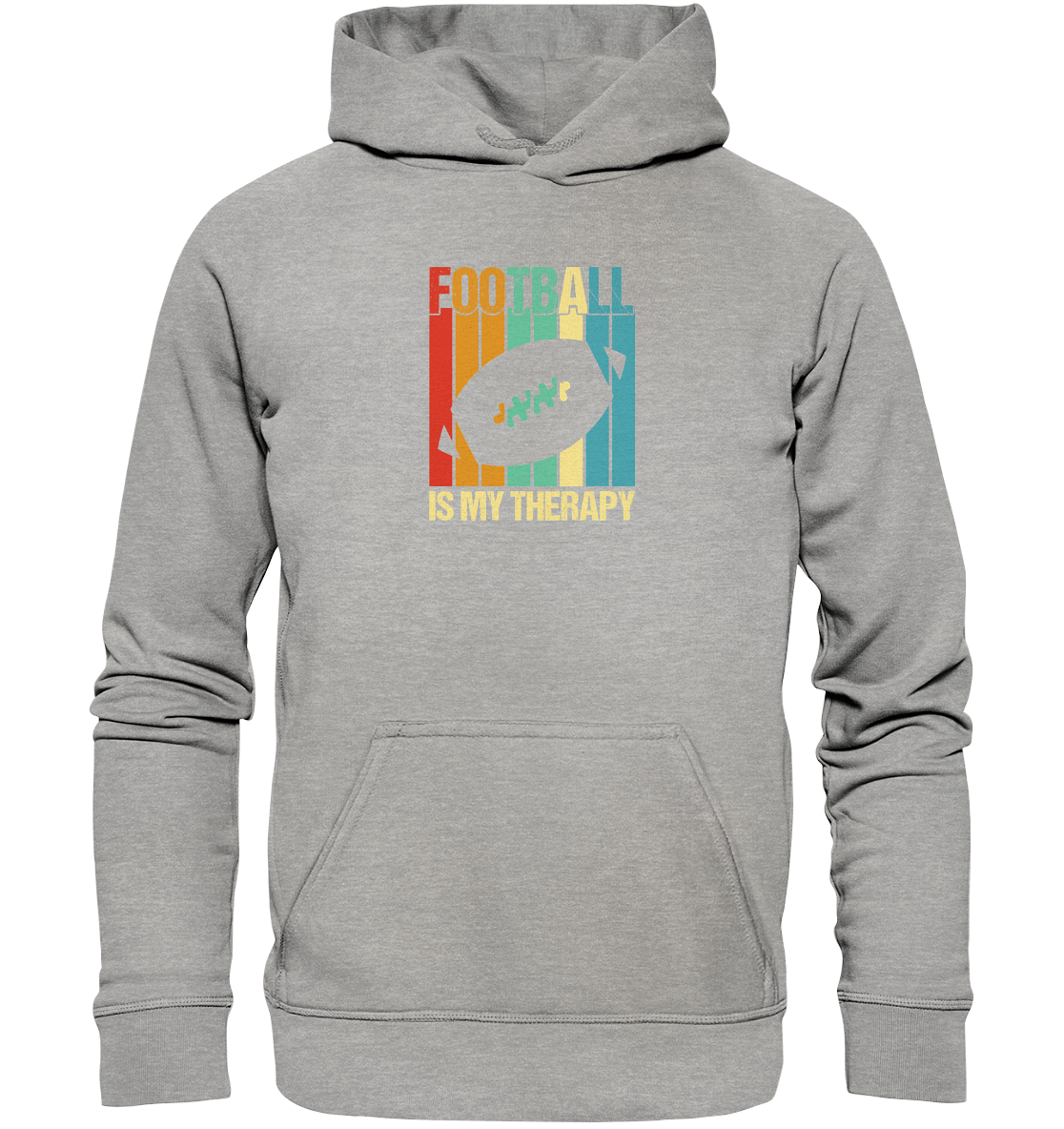 Football is my Therapy - Basic Unisex Hoodie
