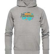Flag Football Word Bubble - Basic Unisex Hoodie