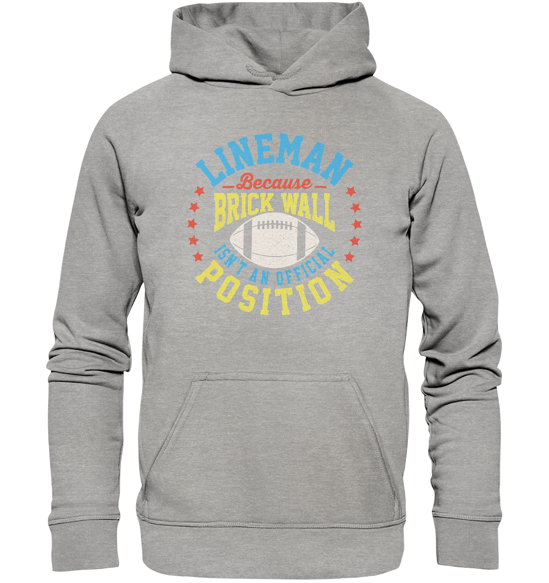 Lineman Brick Wall - Basic Unisex Hoodie
