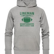 Lineman Heroes Green - Basic Unisex Hoodie