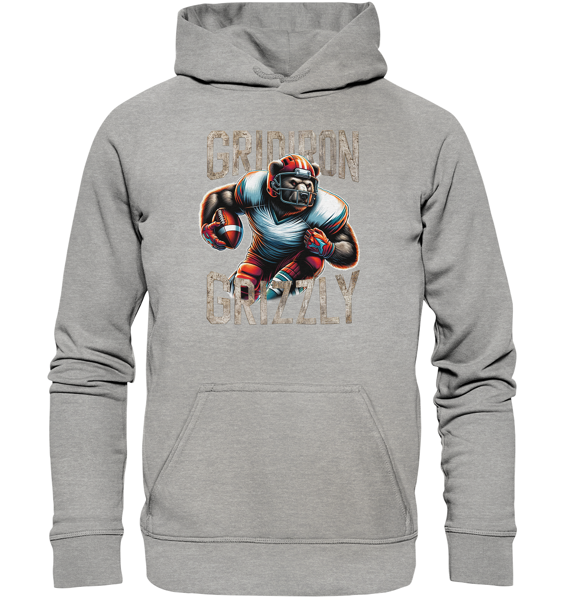 Gridiron Grizzly - Basic Unisex Hoodie