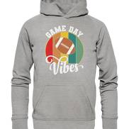Game Day Vibes White - Basic Unisex Hoodie