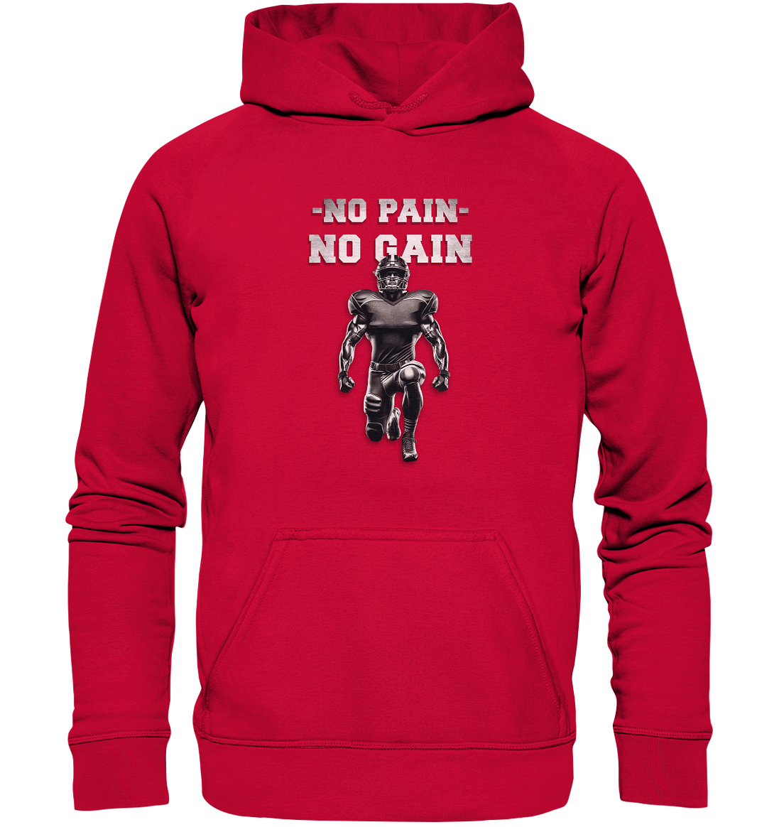No Pain No Gain Metal - Basic Unisex Hoodie